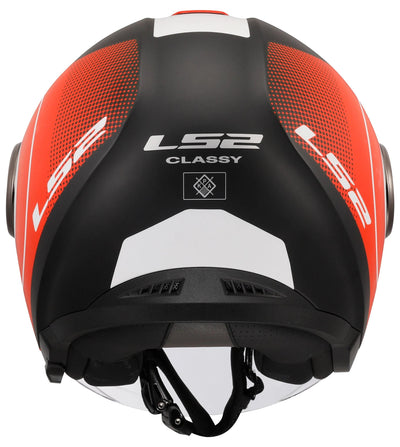 Ls2 of620 classy disko jet helmet helmet of620 classy disko l bl red white