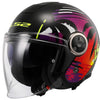 Ls2 jethelm of620 classy palm helmet of620 classy palm black gr. s