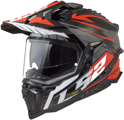 Ls2 endurohelm mx701 explorer spire helmet mx701 explorer spire sw gr rt gr. m