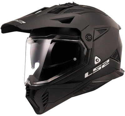 Casco enduro Ls2 MX702 Pioneer II Casco Solid MX702 Pawn. ii solido nero opaco