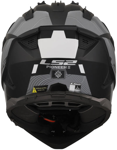 Casco enduro Ls2 mx702 Pioneer II Hill. casco mx702 pedone.ii collina m bl. bianco opaco