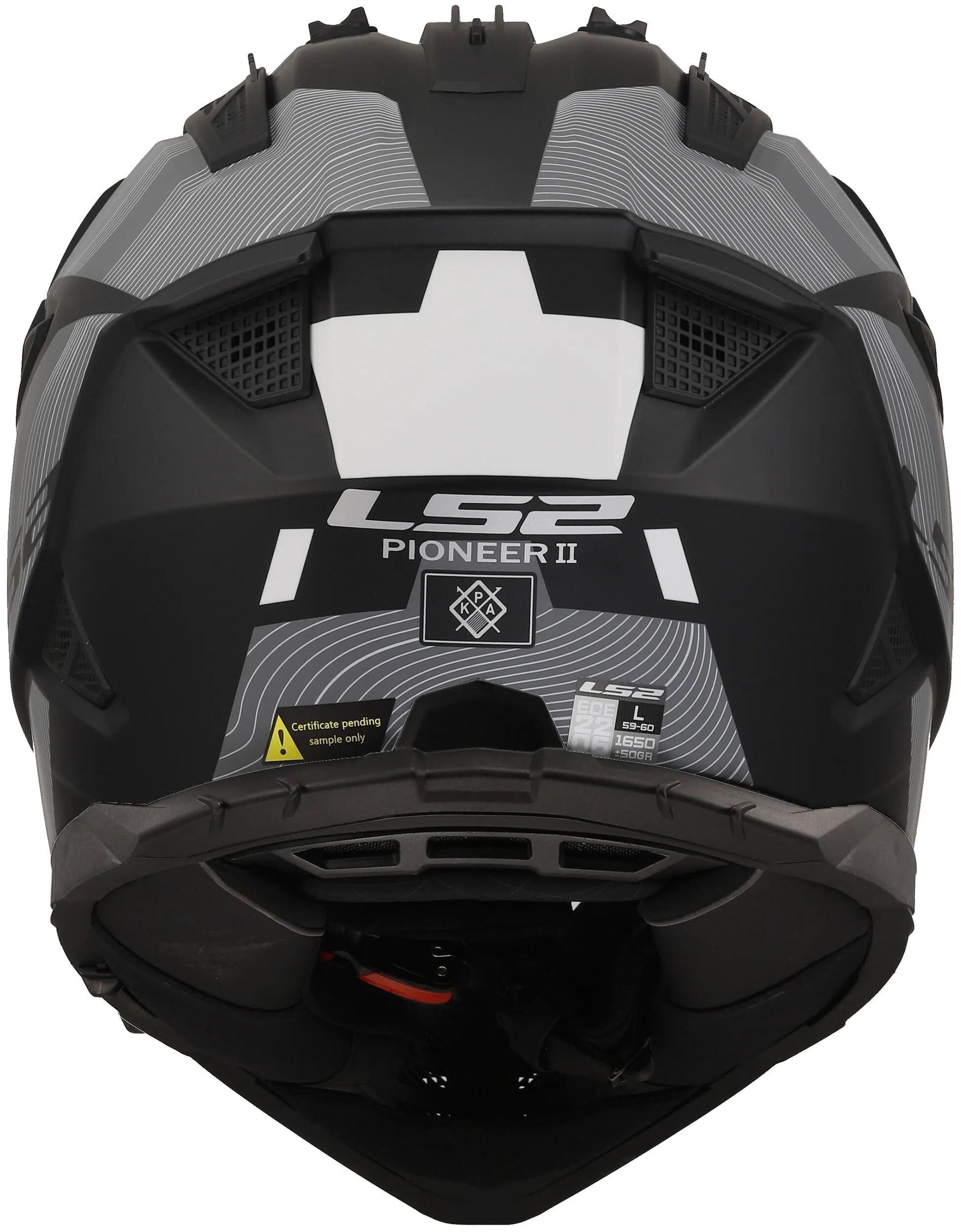 Casco enduro ls2 mx702 pioneer ii hill. casco mx702 peón.ii hill xl bl. blanco mate