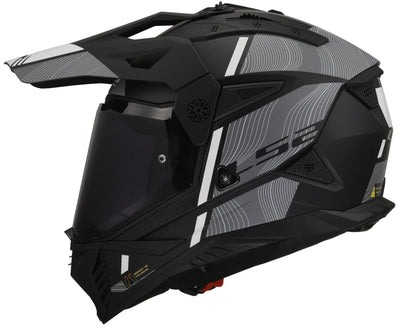 Casco enduro Ls2 mx702 Pioneer II Hill. casco mx702 pawn.ii hill xxl bl. bianco opaco