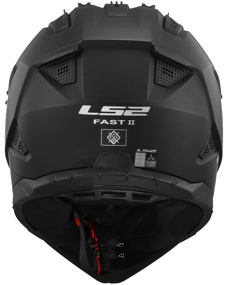 Ls2 crosshelm mx708 fast ii solid helmet mx708 fast ii solid matt black gr. xxl