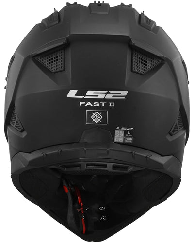 Casco motocross Ls2 mx708 fast ii solid. casco mx708 fast ii solid 3xl nero opaco