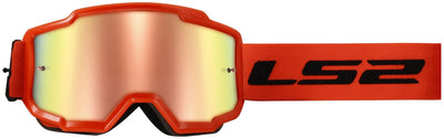Ls2 charger motocross glasses glasses charger neon orange