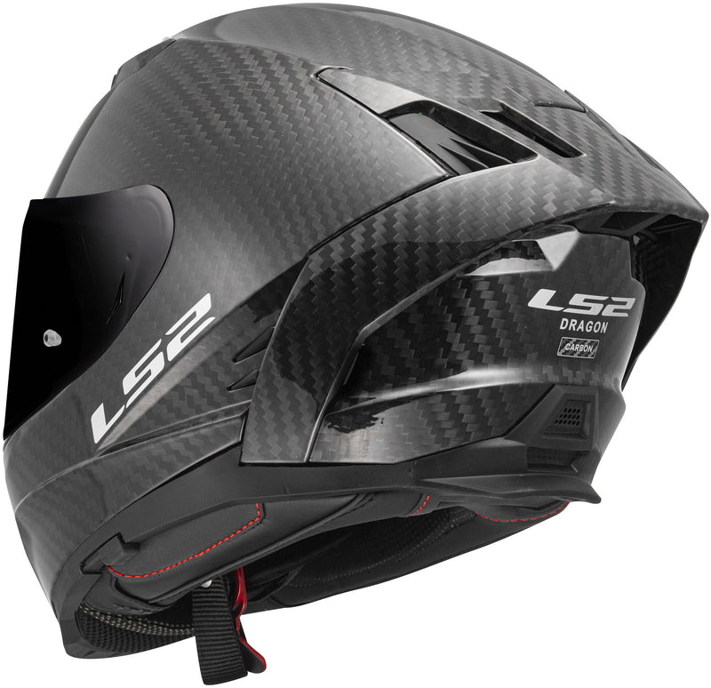 Casco integrale Ls2 ff807 dragon carbon casco ff807 dragon carbon l nero opaco