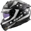 Ls2 integraalhelm ff808 stream ii galdam helmet ff808 stream i galdam black white gr. xx