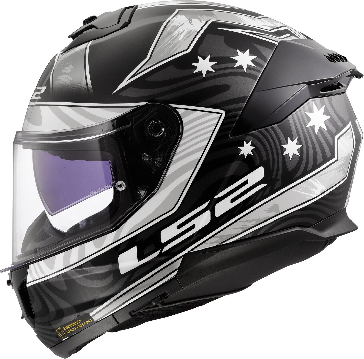 Casco integral ls2 ff808 stream ii galdam. casco ff808 stream ii galdam m bl. blanco