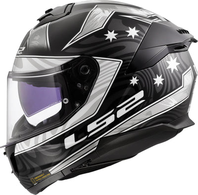 Ls2 integraalhelm ff808 stream ii galdam helmet ff808 stream i galdam black white gr. l