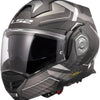 Ls2 klapphelm ff901 advant x carbon horizon helmet advant x carbo horizon silver grey matt