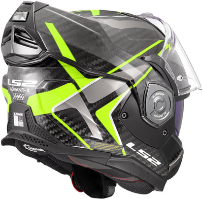 Ls2 klapphelm ff901 advant x carbon future ii helmet advant x carbo future ii h-v yellow size