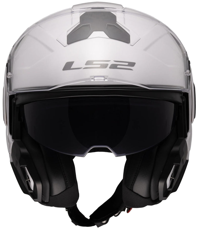 Casco abatible ls2 ff910 advant ii solid. casco ff910 advant ii solid 3xl blanco