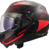 Casco abatible ls2 ff910 advant ii astral casco ff910 advant ii astral xl negro rojo
