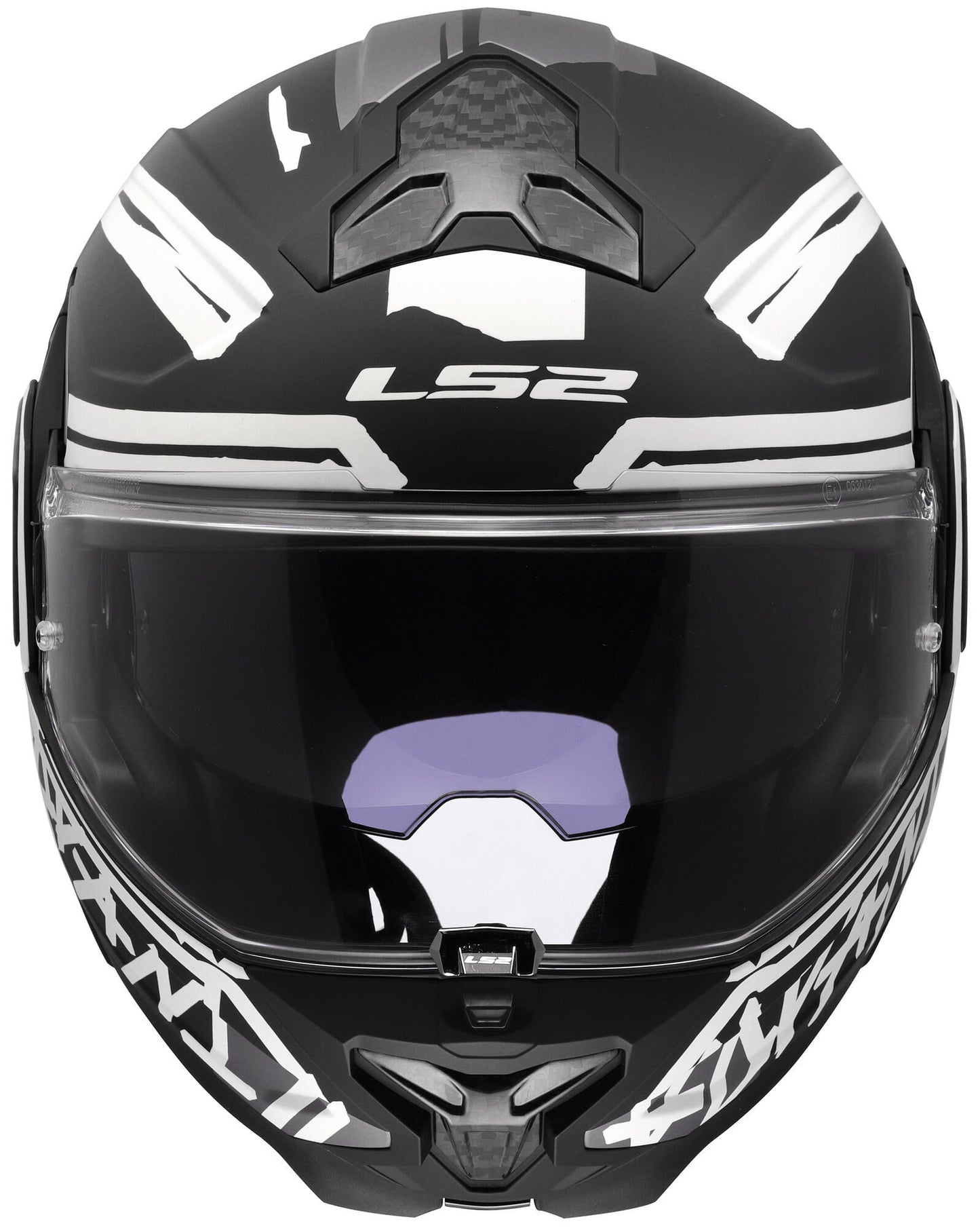 Casco abatible ls2 ff910 advant ii cinta. casco ff910 advant ii tape l matt bl blanco