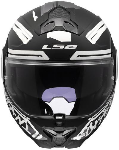 Ls2 opklaphelm ff910 advant ii tape helmet ff910 advant ii tape l matt bl white