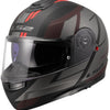 Ls2 opklaphelm ff908 strobe ii code helmet ff908 stro. ii code xl black grey matt