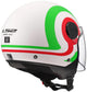 Ls2 de558 casco jet esfera lux ii urby casco de558 sph. lux ii urby wh verde rojo xl