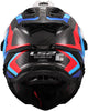 Ls2 enduro helmet mx701 explorer carbon frontier ii, internal sun visor, removable, washable, hypoallergenic and breathable, reinforced chin strap, rescue cheek pads, double d-lining helmet mx701 expl. car.fr.ii m wh blue bl