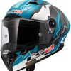 Ls2 integralhelm ff805 thunder carbon gp aero replica huertas helmet ff805 thunder gp aero repl. huertas xxl