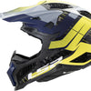 Casco motocross ls2 MX703 x-force galuo, transpirable e hipoalergénico. casco x-force galuo gris amarillo neón gr. m