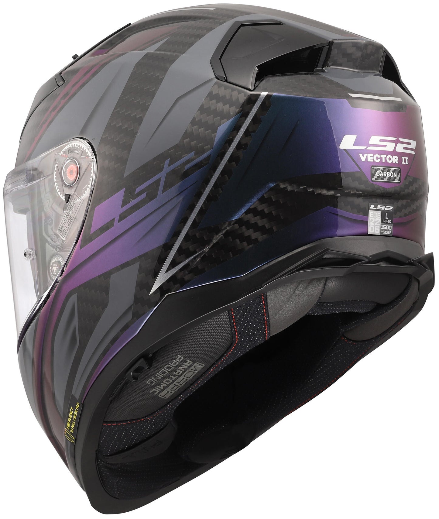 Casco integrale Ls2 ff811 vector ii carbon savage. casco ff811 vettore i c camaleonte selvaggio l