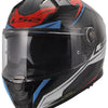 Casco integrale Ls2 ff811 vector ii carbon savage. casco ff811 vettore i c selvaggio bianco blu rosso m