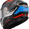 Casco integrale Ls2 ff811 vector ii carbon savage. casco ff811 vettoriale i c savage bianco bl rosso xl