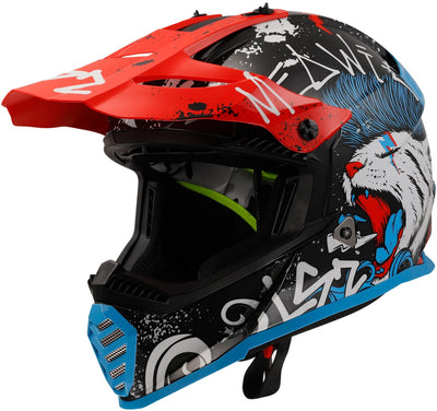 Casco motocross per bambini Ls2 mx437 fast evo ii mini starmaw