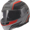 Casco apribile Ls2 ff908 strobe ii monza caschi ff908 strobe monza nero grigio rosso s