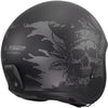 Ls2 jethelm of599 spitfire ii willy helmet of599 spitfire ii willy black grey l