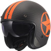 Casco jet Ls2 of601 bob ii carbon star casco of601 bob ii carbon star arancione gr. XL