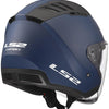Casco jet Ls2 of600 copter ii casco solido of600 copter i blu navy opaco gr. m