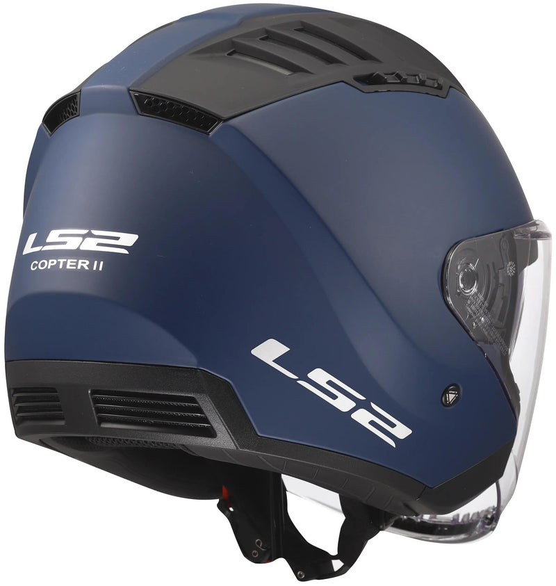 Ls2 jethelm of600 copter ii solid helmet of600 copter i navy blue matt gr. m