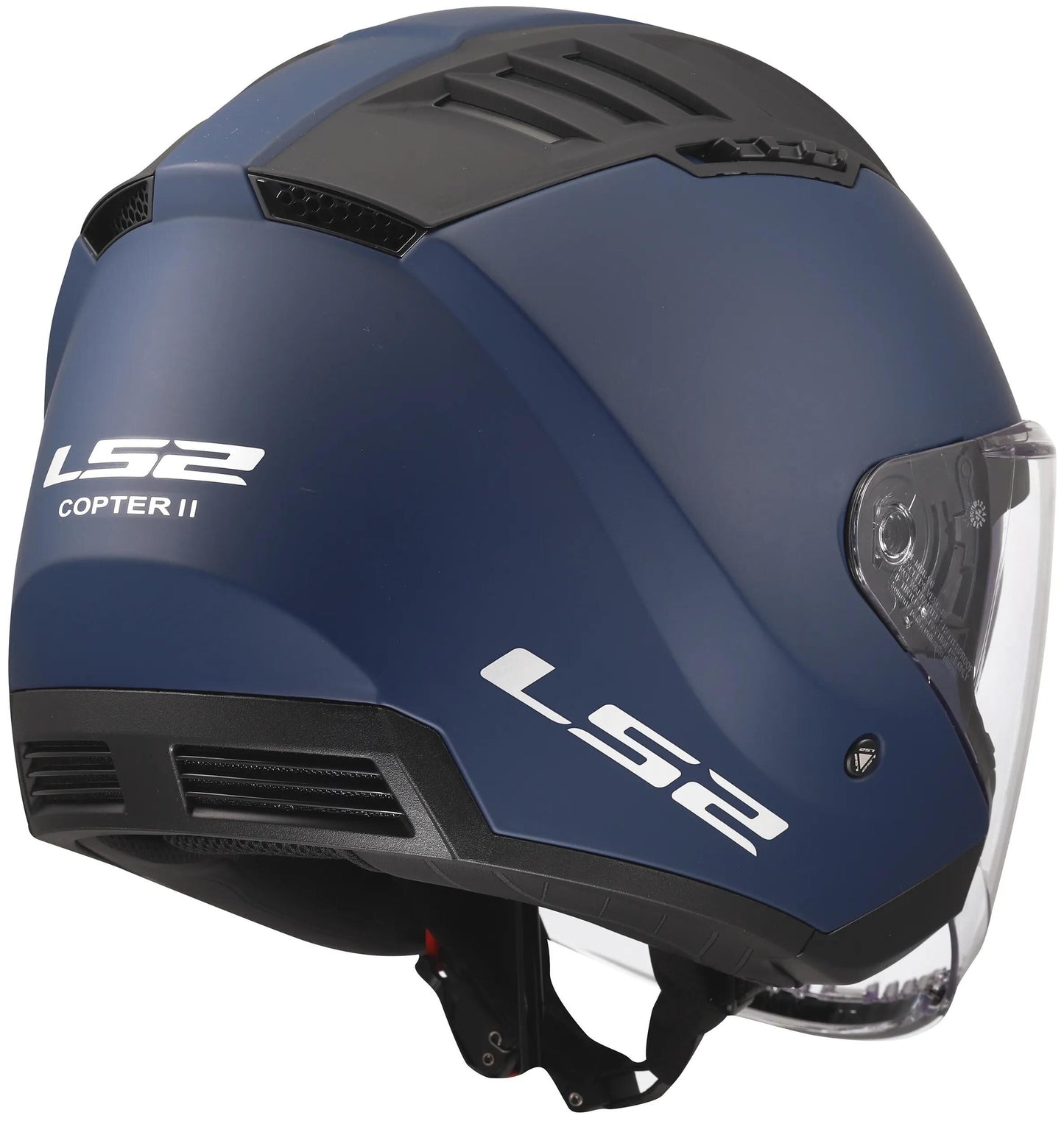 Ls2 jethelm of600 copter ii solid helmet of600 copter i navy blue matt gr. l