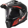 Casco enduro Ls2 mx701 explorer hexa casco mx701 explorer hexa nero opaco rosso grigio