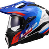 Casco enduro Ls2 mx701 explorer hexa casco mx701 explorer hexa bianco blu rosso xl