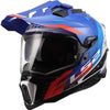 Ls2 endurohelm mx701 explorer hexa helmet mx701 explorer hexa white blue red xxl