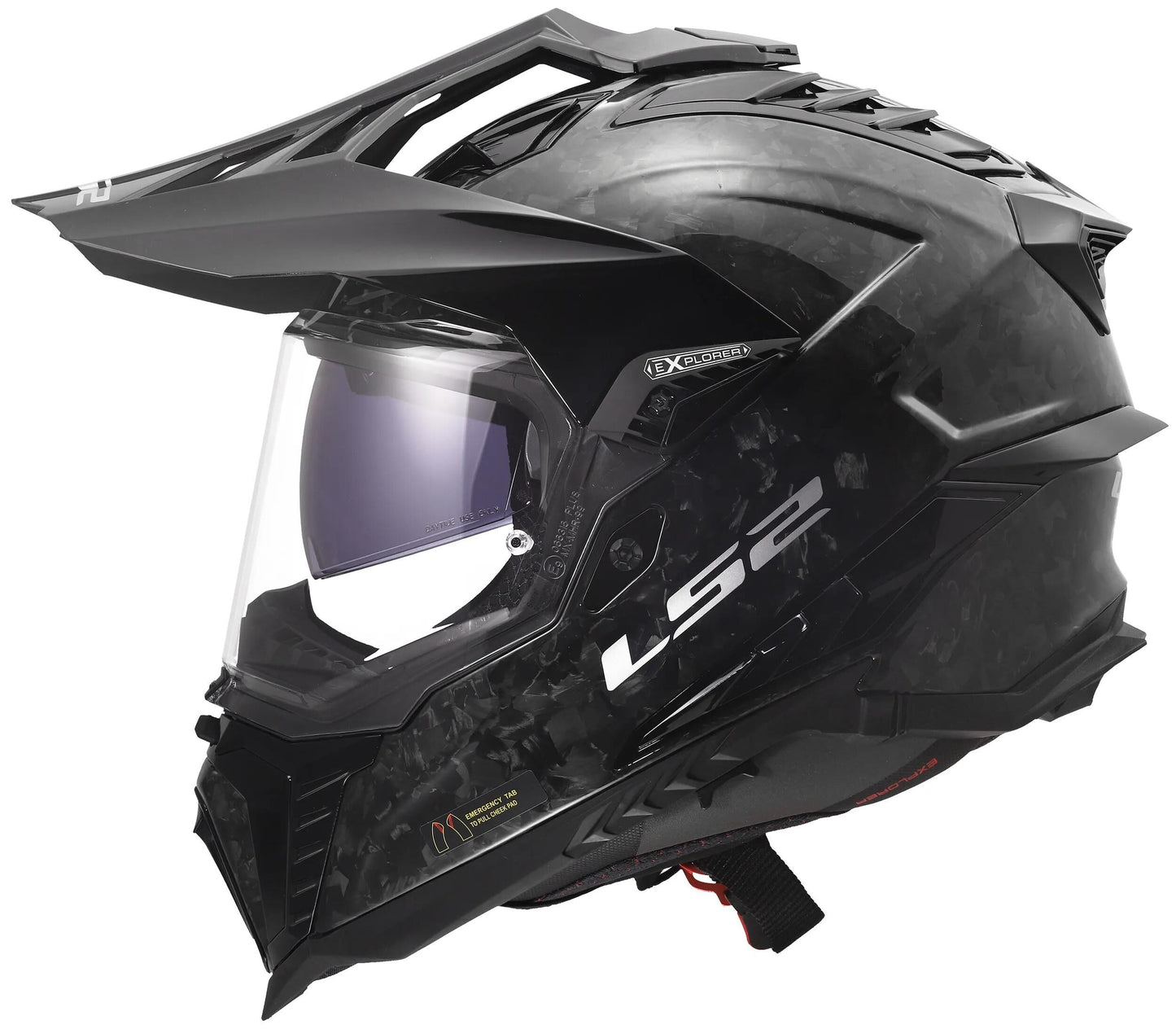 Casco enduro ls2 mx701 explorer carbon forjado casco mx701 explorer forged carbon gr. m