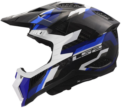 Ls2 motocross helmet mx703 x-force phantom helmet mx703 x-force phantom blue white l