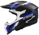 Casco motocross Ls2 mx703 x-force phantom casco mx703 x-force phantom blu bianco l