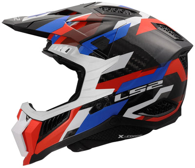 Ls2 motocross helmet mx703 x-force phantom helmet mx703 x-force phantom bl ws red xl