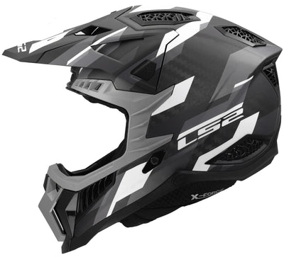 Casco motocross Ls2 mx703 x-force phantom casco mx703 x-force phantom matt gr. sw m