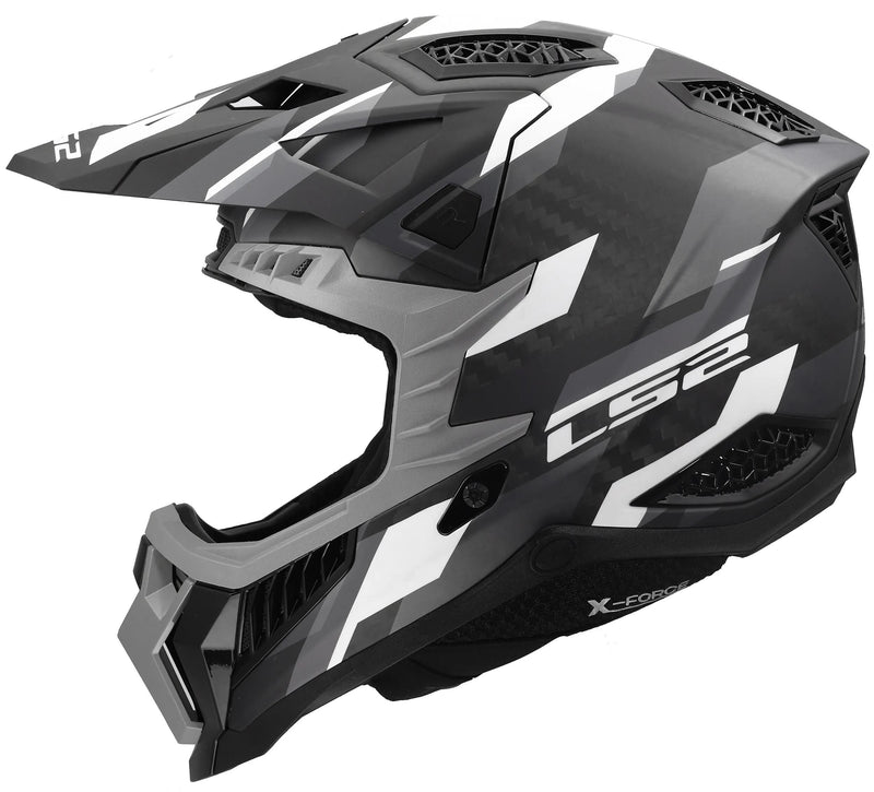 Casco motocross ls2 mx703 x-force phantom casco mx703 x-force phantom gr mate. sw l