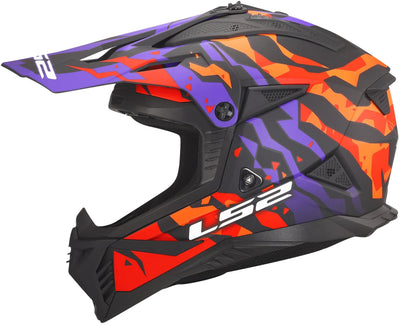 Ls2 motocross helmet mx708 fast ii grotesque helmet mx708 fast ii grotesque purple or. Matt
