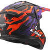 Casco motocross ls2 mx708 fast ii grotesque casco mx708 fast ii grotesque morado o. mate