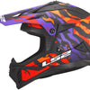 Casco motocross Ls2 mx708 fast ii grottesco casco mx708 fast ii grottesco viola o. Matt