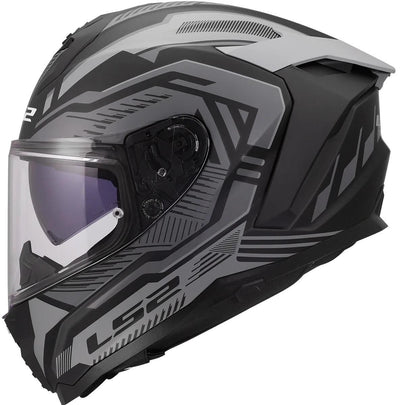 Casco integral ls2 ff817 Challenger ii dravix casco ff817 Challenge ii dravix gris mate xl