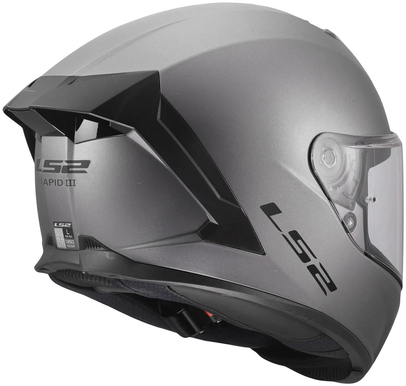 Casco integral ls2 ff820 rapid iii solid cascos ff820 rapid i solid titanio mate xl