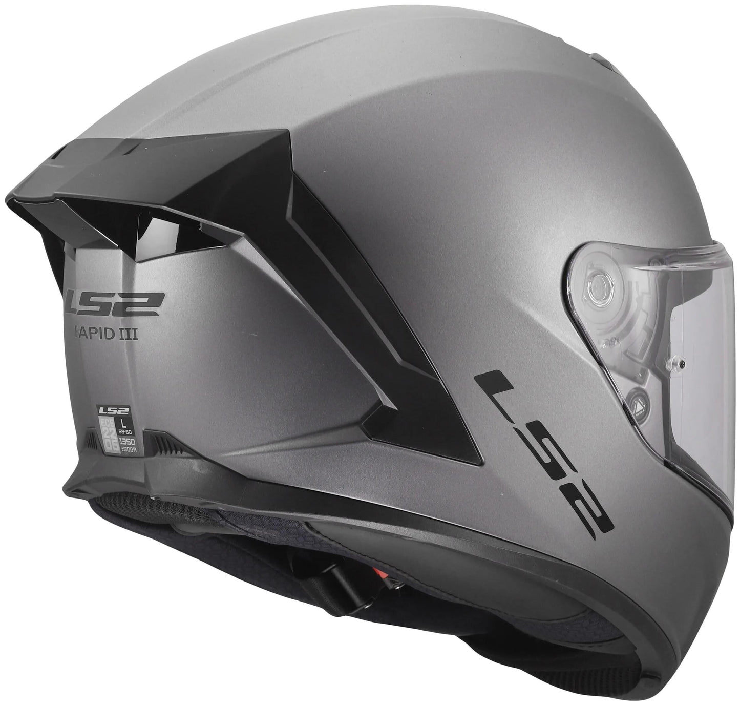 Casco integral ls2 ff820 rapid iii solid cascos ff820 rapid i solid titanio mate 3xl